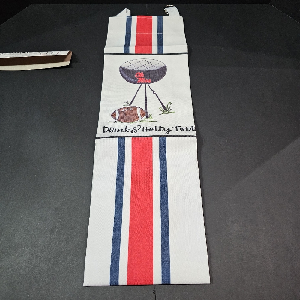 Magnolia Lane Ole Miss University Of Mississippi Apron Mid Length New In Package - Picture 5 of 8